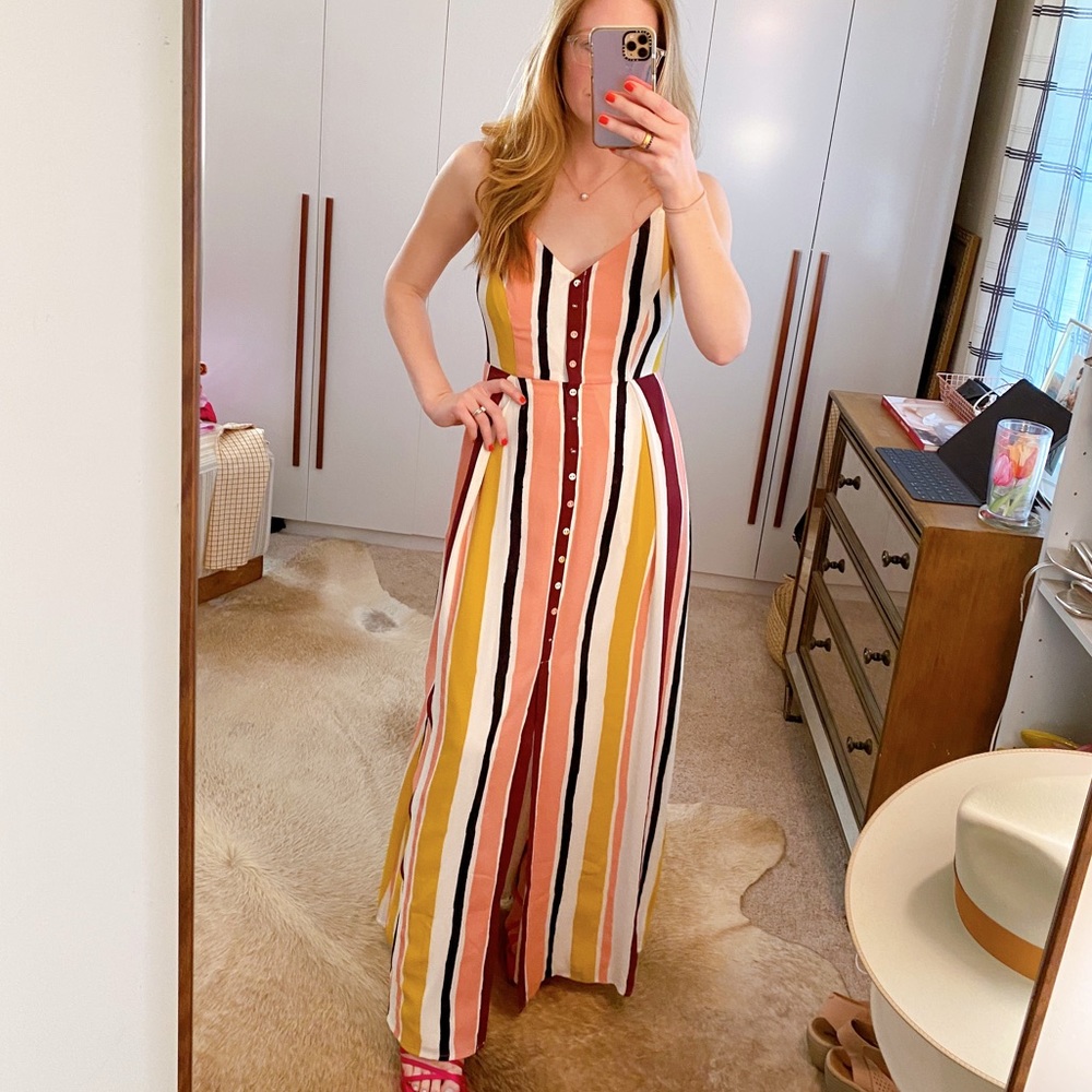 Lulus striped maxi sundress